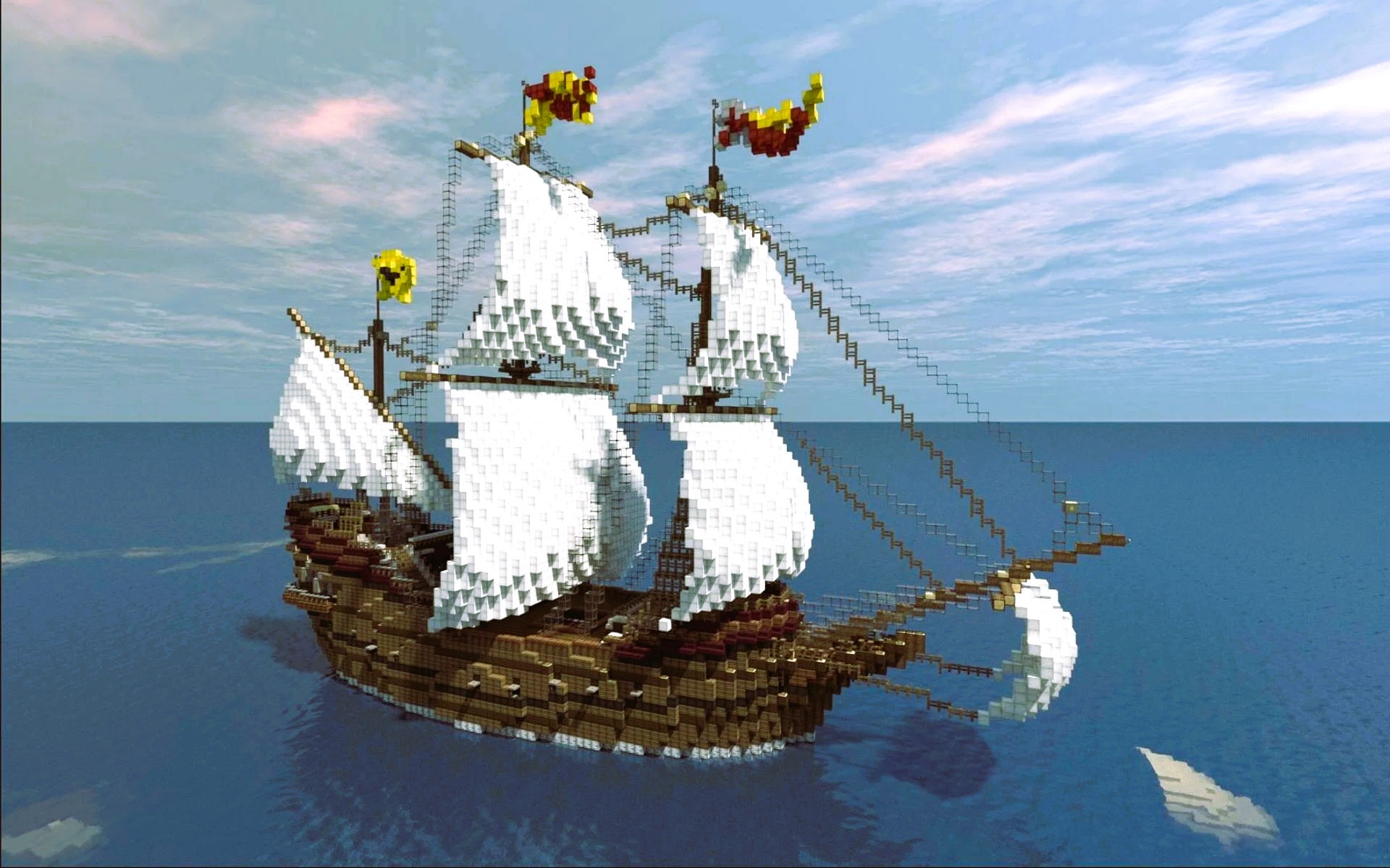 Building Ships and Seafaring Structures in Minecraft