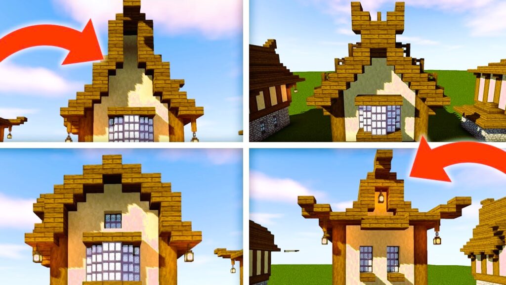 Minecraft Roof Designs