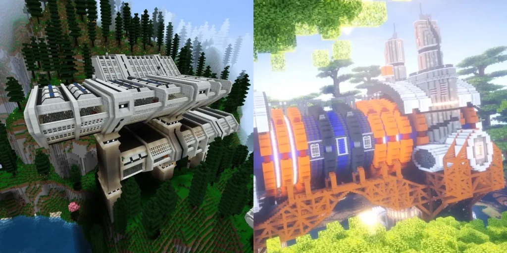 Sci-Fi Minecraft Building