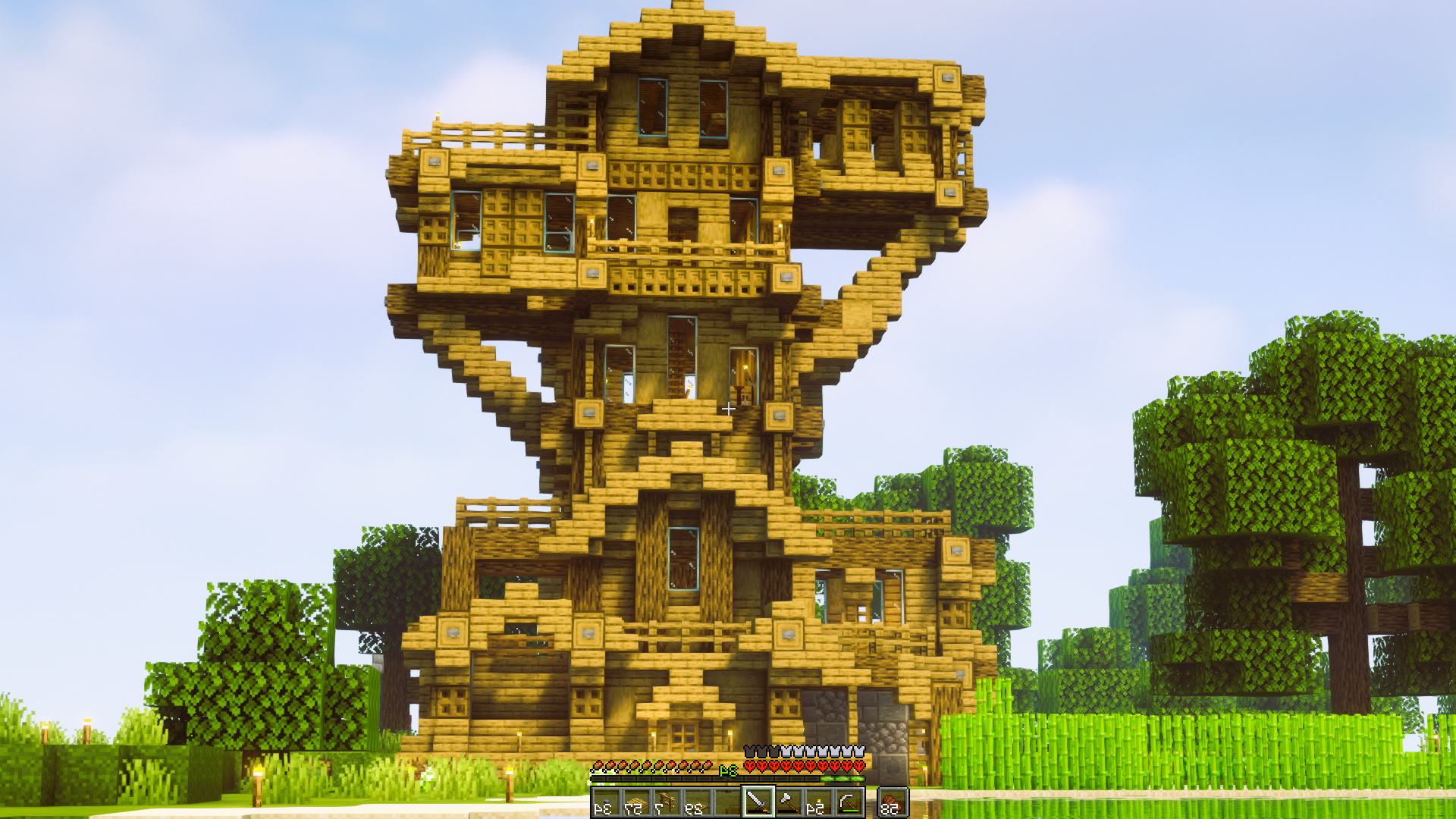 A cute little steampunk themed house